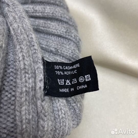 Шапка 30 кашемир натуральный мех