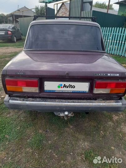 ВАЗ 2107 1.6 МТ, 2007, 60 119 км