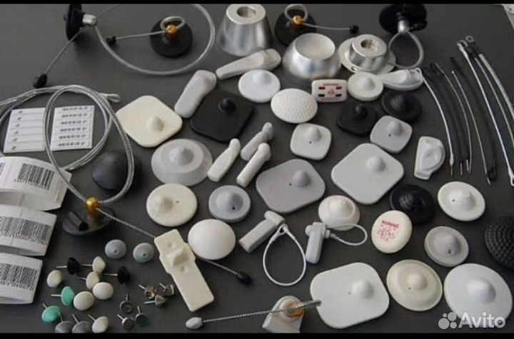 Антикражные радиочастотные акустомагнитные датчики