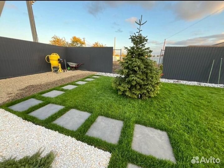 Рулонный газон