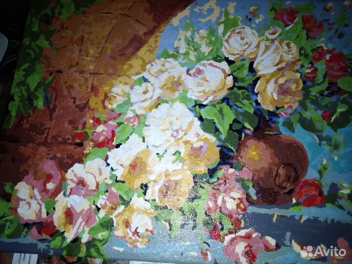 Картина (по номерам) готовая 