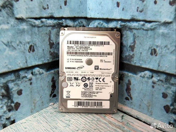 Жёсткий диск для ноутбука на 1 Тб