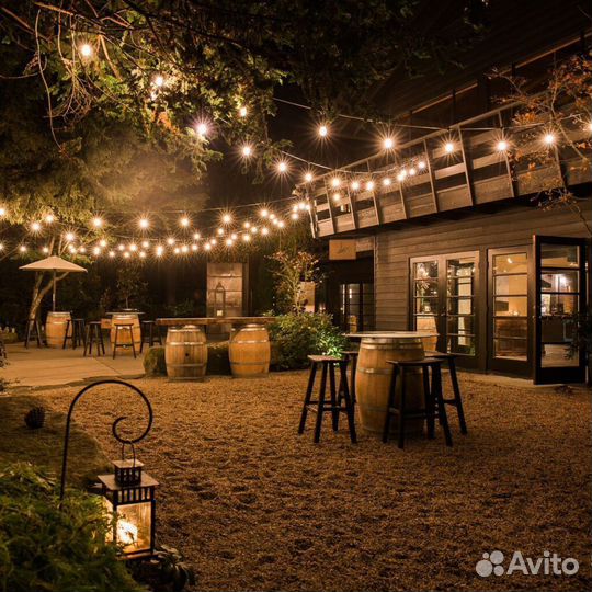 Ретро гирлянда уличная