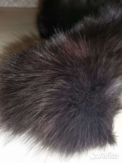 Меховой воротник песец