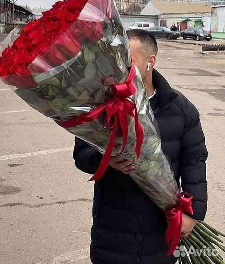 Цветы розы букеты 25 31 35 51 101 251 Доставка