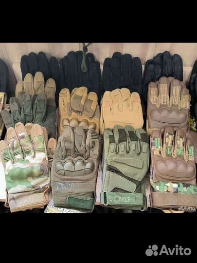 Перчатки тактические защитные палые и беспалые