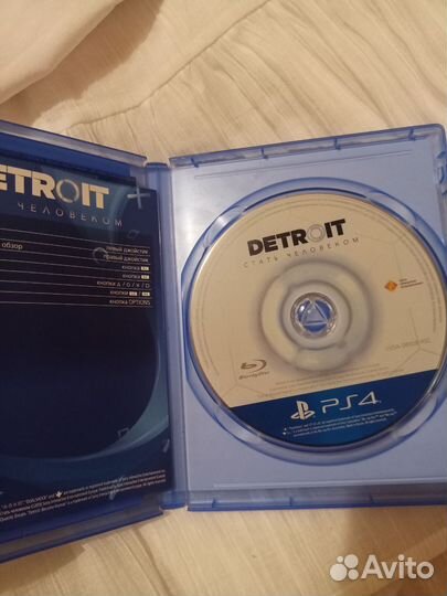 Детройт игра PS4 с автографом Брайана Декарта