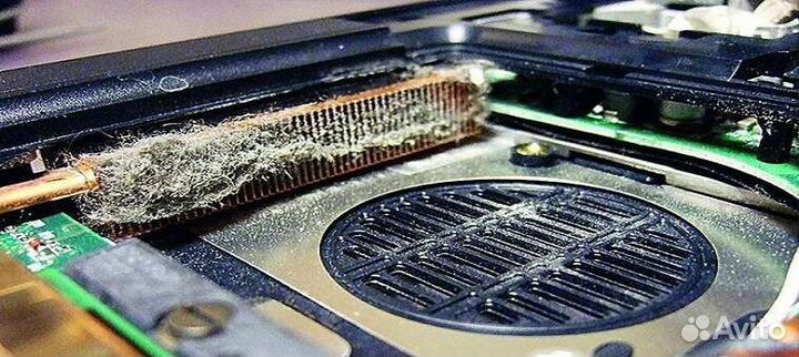 Чистка-замена термопаст ноутбука;установка Windows