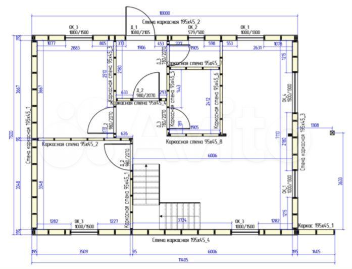 Дом 188 м² на участке 15 сот.