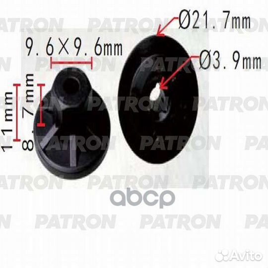 Клипса пластмассовая Audi, Seat, Skoda, Volkswa