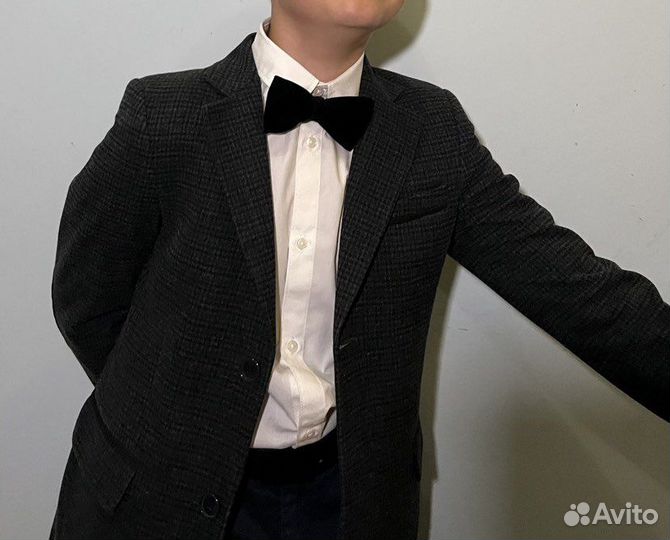 Пиджак для мальчика 152 (van cliff) и рубашка H&M