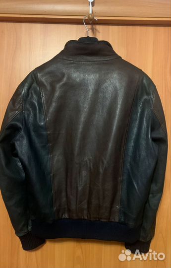 Кожаная куртка мужская/ ivagio/ 48 50