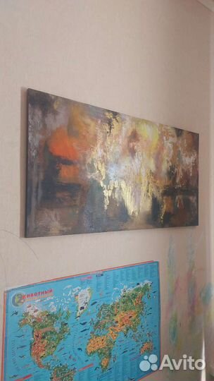 Картина абстракция большая
