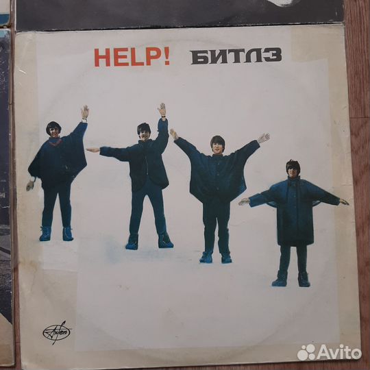 Виниловые пластинки the beatles