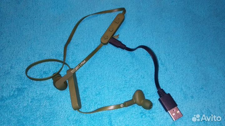 Беспроводные наушники Jays t-Four Wireless, зелён