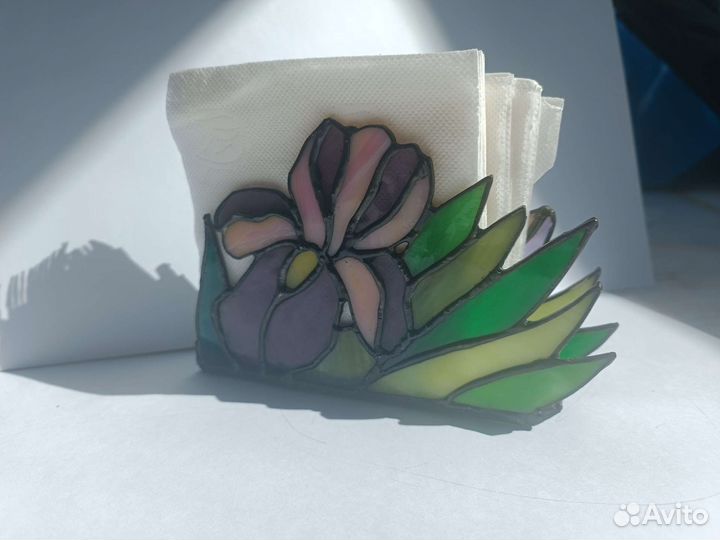 Салфетница витражная