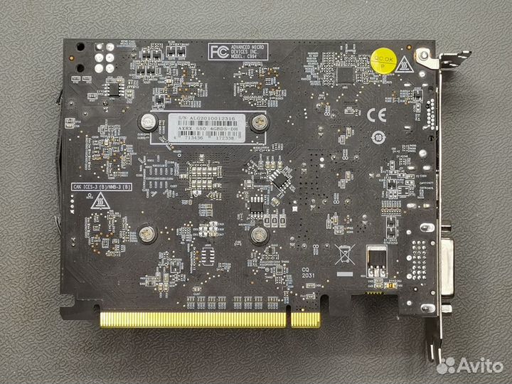 Видеокарта RX550 4GB