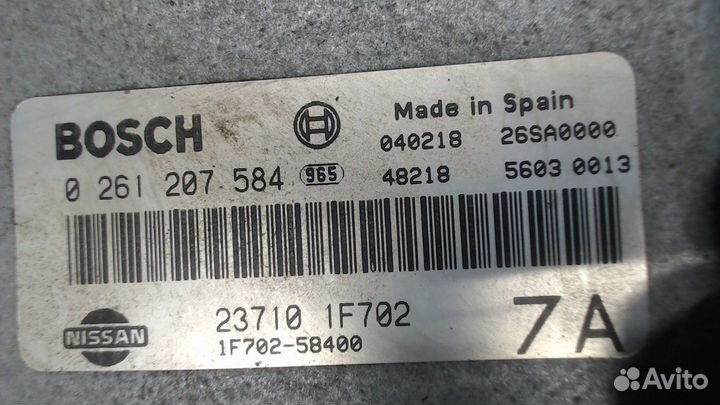 Блок управления двигателем Nissan Micra K11E, 2002