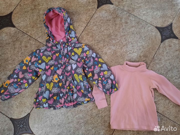 Вещи пакетом для девочки 86 92