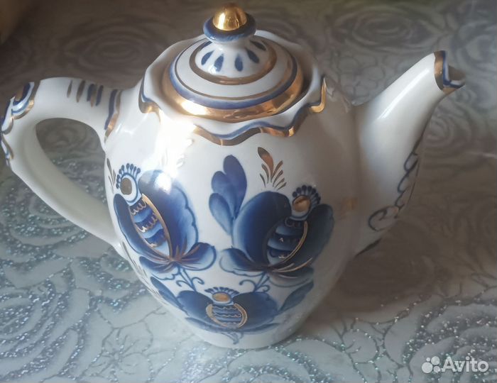 Чайник заварочный Гжель СССР