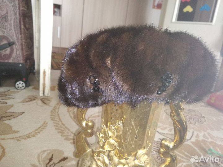 Берет норковый