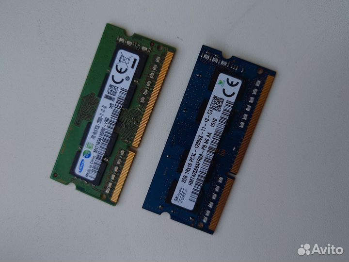Оперативная память ddr3 для ноутбука