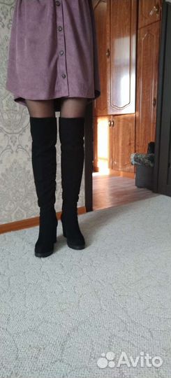 Сапоги ботфорты 38 размер новые