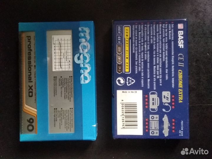 Аудиокассеты tdk sa 90. Новые, в упаковке