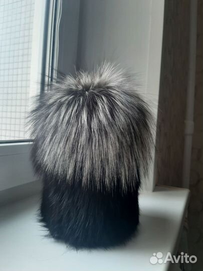 Шапка зимняя норковая женская