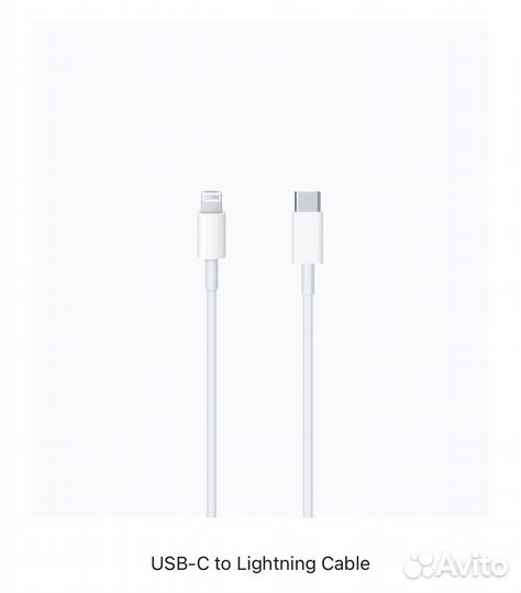 Оригинальная зарядка на iPhone новая