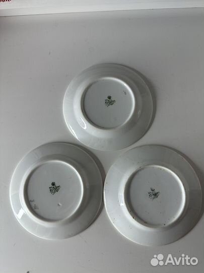 Тарелка кузнецовский фарфор