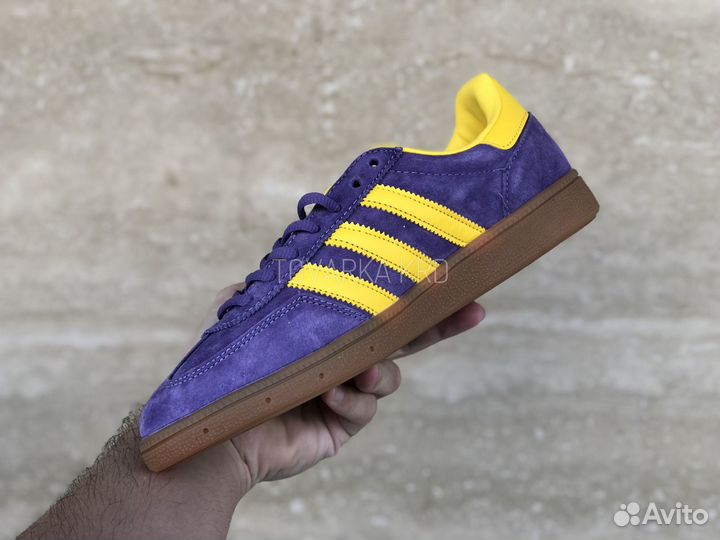 Кроссовки Adidas Handball Spezial Purple Yellow