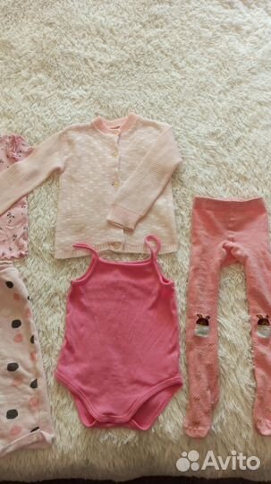 Пакет вещей на девочку 80-86-92