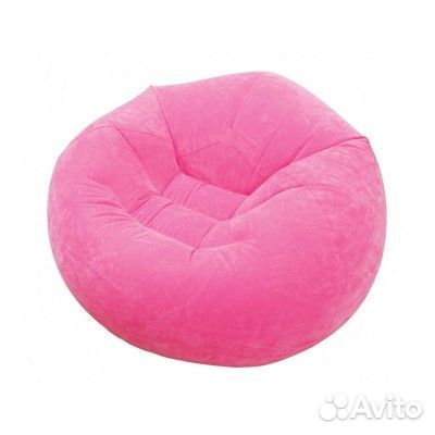 Надувное кресло Intex Beanless Bag Chair, 107х104