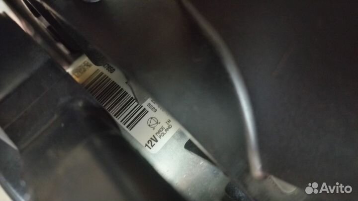 Вентилятор радиатора Nissan Qashqai II. Новый