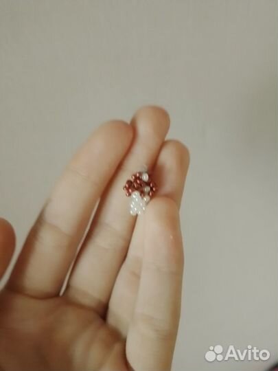 Грибочек из бисера