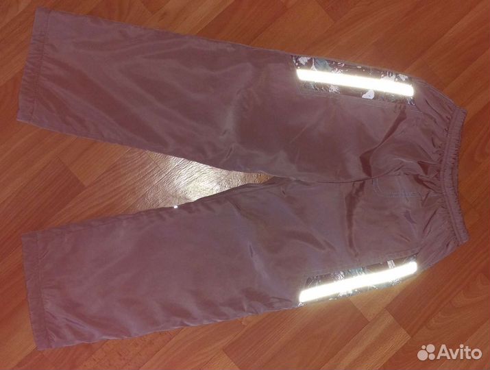 Ветровочный костюм на флисе на рост 116 см