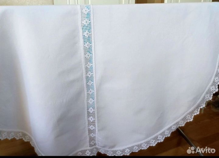 Скатерть винтаж,хлопок,СССР,133*180