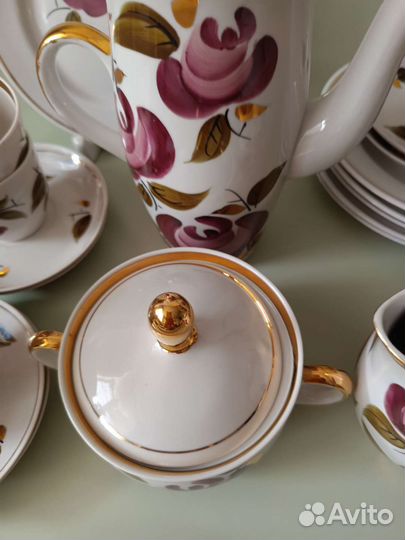 Сервиз чайный, кофейный. Краснодарская Чайка