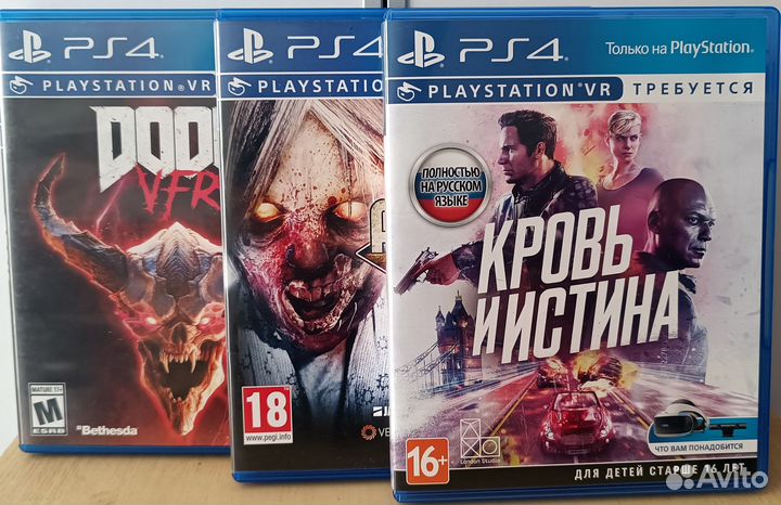 Игры ps VR