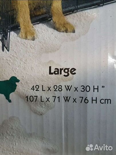 Клетка для собаки большая iCrate Midwest 1542DD