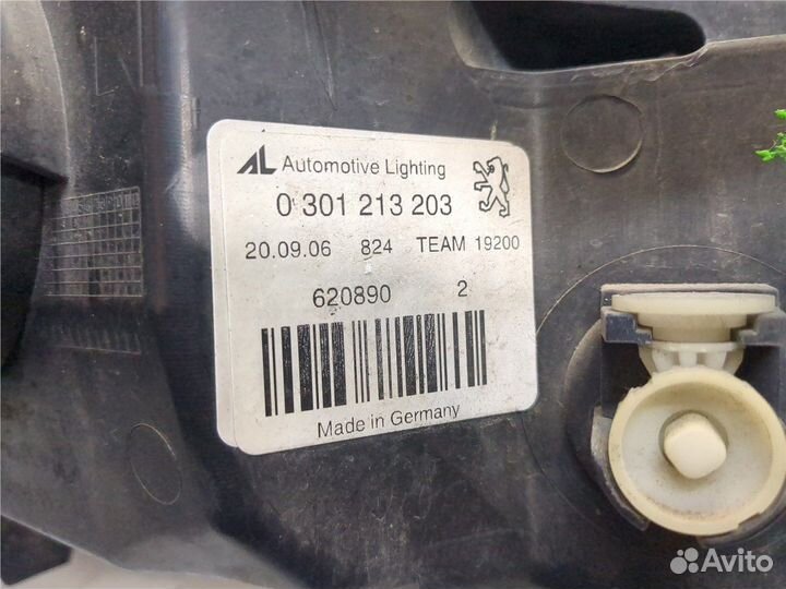 Фара (передняя) Peugeot 407, 2006