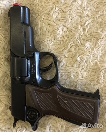 Полицейский игрушечный пистолет Gonher. С кобурой