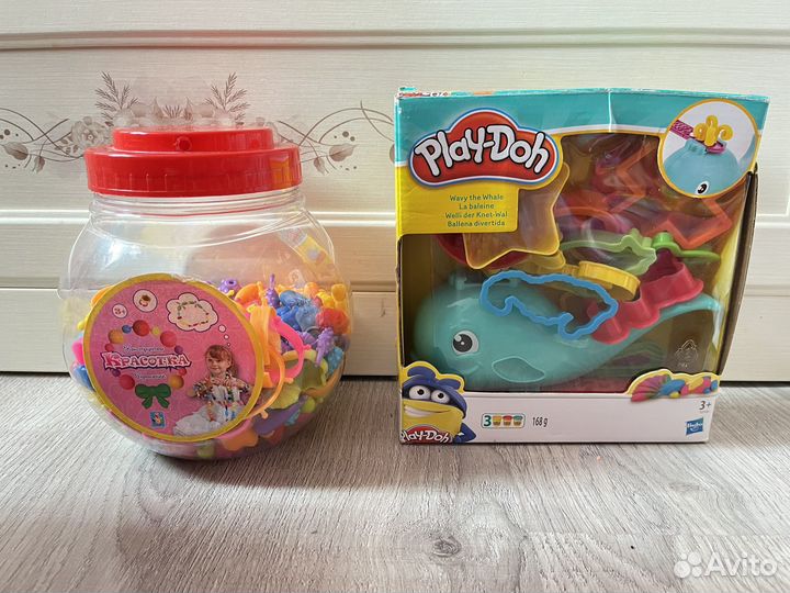 Игровой набор Play doh, 2 конструктора украшений