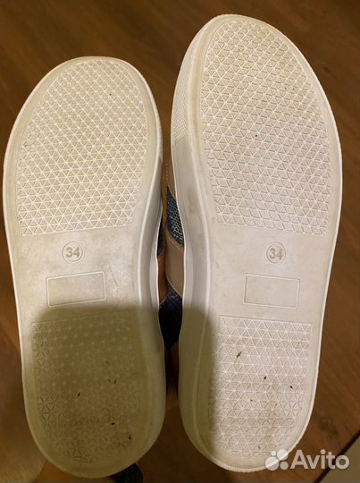 Кеды для девочки 34 размер