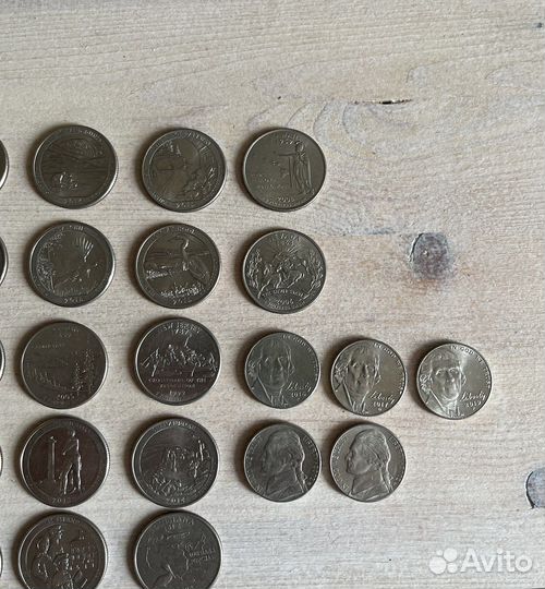 Коллекция монет американских