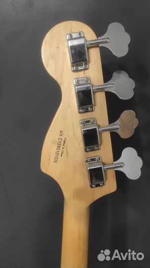 Бас гитара безлад fender squier jazz bass