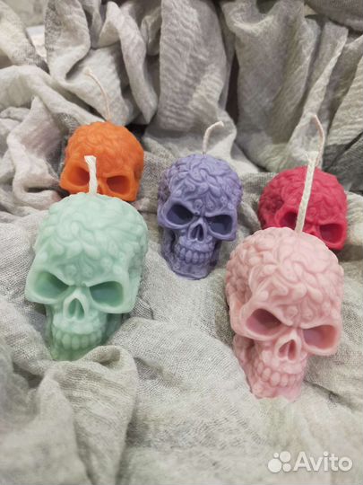 Свеча черепушка