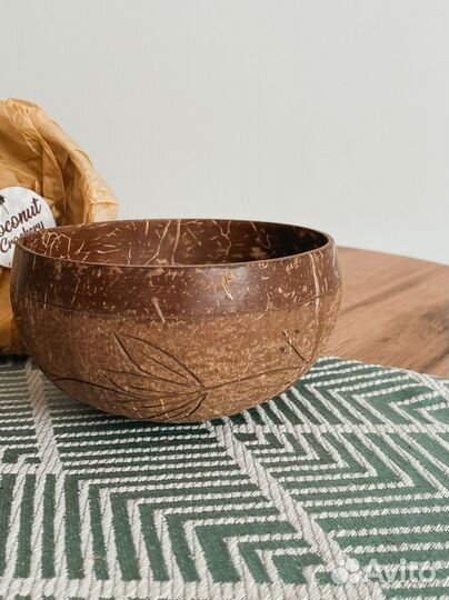 Миски тарелки из кокоса