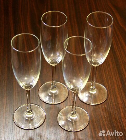 Фужеры для шампанского советских времён - 2 набора